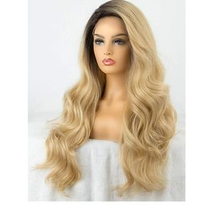 24" Ombre Blonde Lace Front Wig